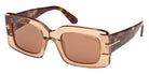 Tom Ford FT1188 BRIGITTA 45E 50 - Shiny Light Brown / Brown #id:ft118845e_s:100105