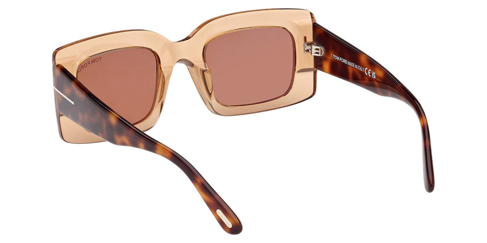 Tom Ford FT1188 BRIGITTA 45E 50 - Shiny Light Brown / Brown #id:ft118845e_s:100115