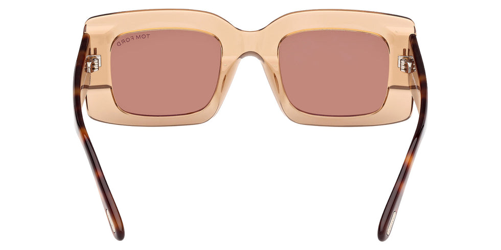 Tom Ford FT1188 BRIGITTA 45E 50 - Shiny Light Brown / Brown #id:ft118845e_s:100120