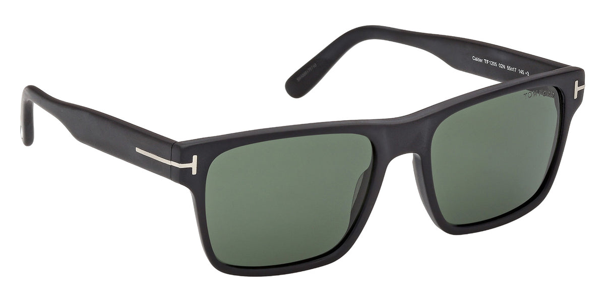 Tom Ford FT1205 CALDER 02N 55 - Matte Black / Green #id:ft120502n_s:100135