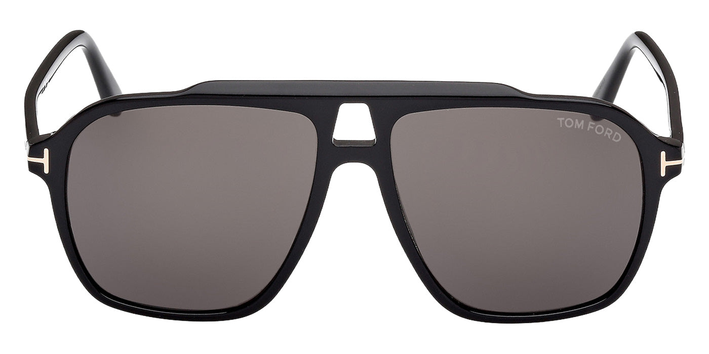 Tom Ford FT1209 AUTARI 01A 56 - Shiny Black / Smoke #id:ft120901a_s:100100