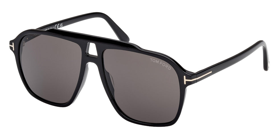 Tom Ford FT1209 AUTARI 01A 56 - Shiny Black / Smoke #id:ft120901a_s:100105