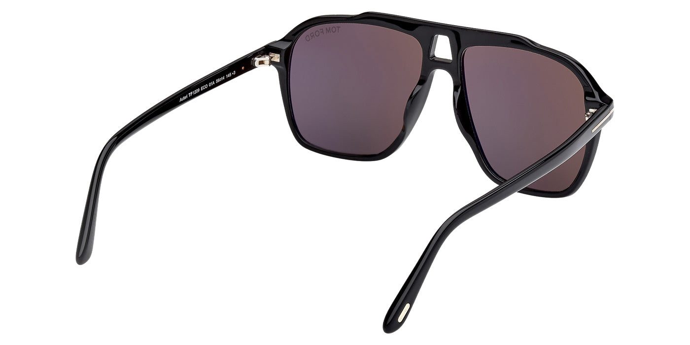 Tom Ford FT1209 AUTARI 01A 56 - Shiny Black / Smoke #id:ft120901a_s:100125