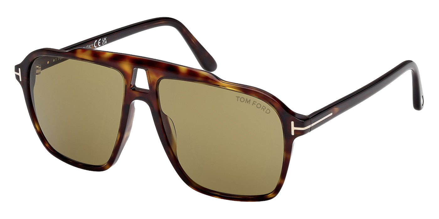 Tom Ford FT1209 AUTARI 52N 56 - Dark Havana / Green #id:ft120952n_s:102105