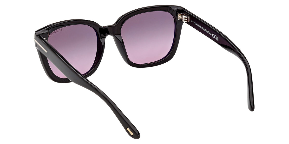 Tom Ford FT1216 HAYLAY 01B 53 - Shiny Black / Gradient Smoke #id:ft121601b_s:100115