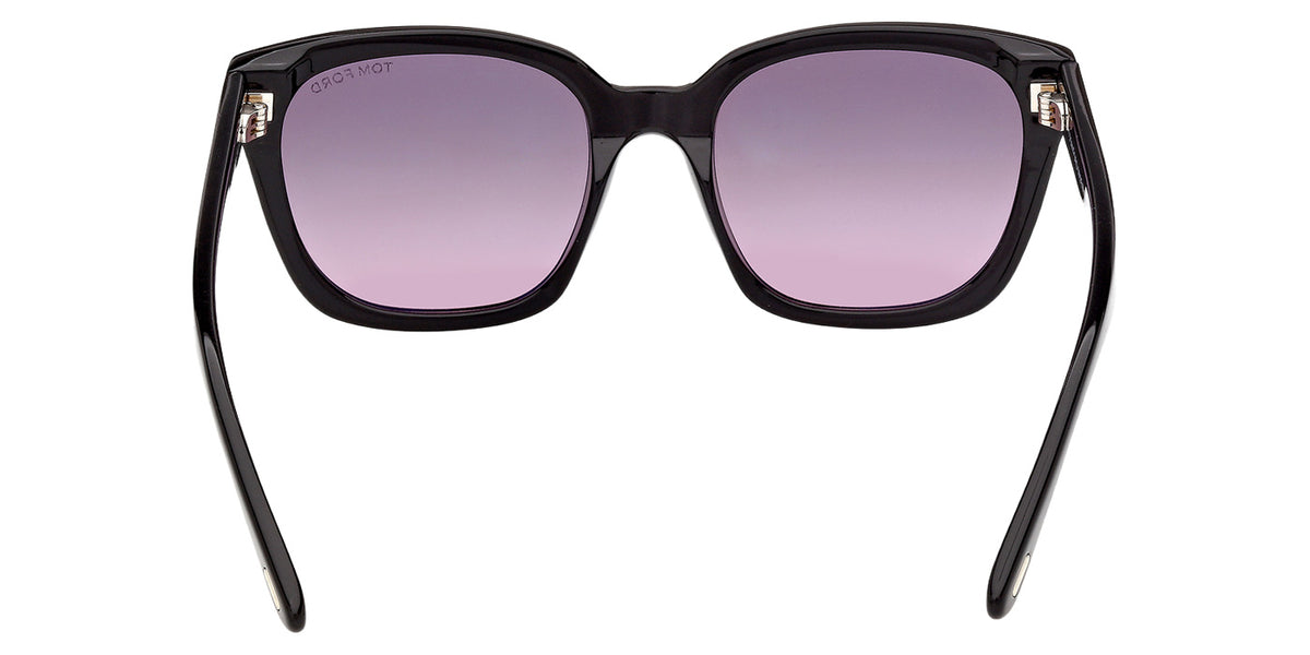 Tom Ford FT1216 HAYLAY 01B 53 - Shiny Black / Gradient Smoke #id:ft121601b_s:100120