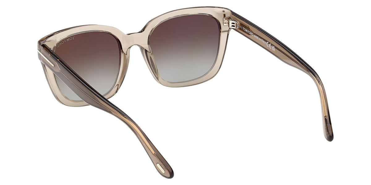 Tom Ford FT1216 HAYLAY 45G 53 - Shiny Light Brown / Brown Mirrored #id:ft121645g_s:102115