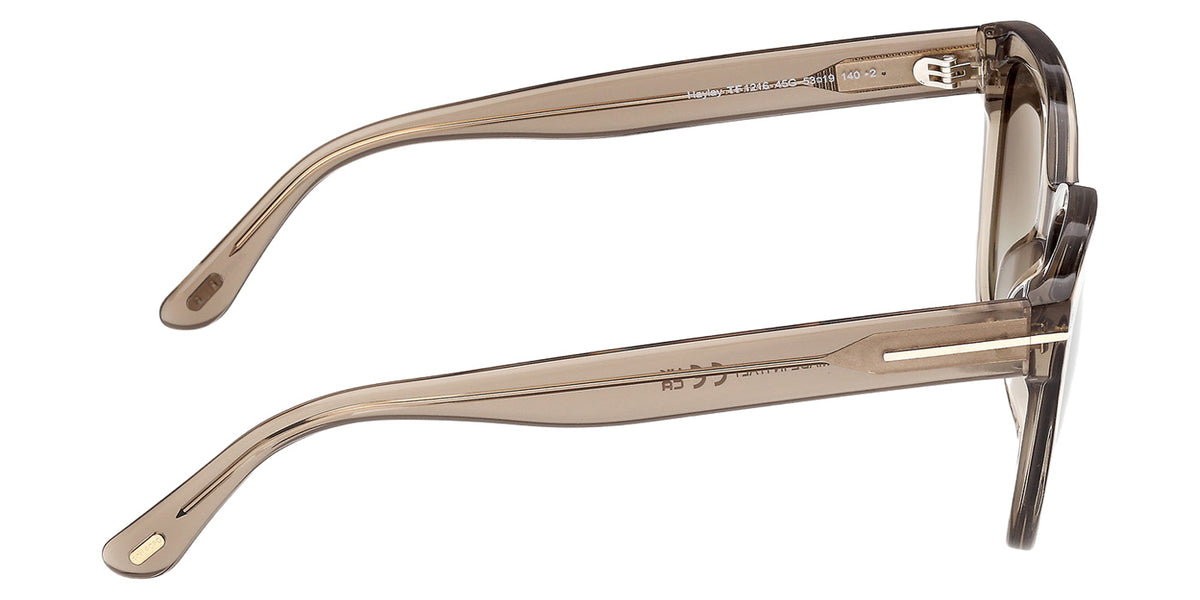 Tom Ford FT1216 HAYLAY 45G 53 - Shiny Light Brown / Brown Mirrored #id:ft121645g_s:102130