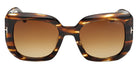 Tom Ford FT1220 CARLA-02 55F 52 - Dark Havana / Gradient Brown #id:ft122055f_s:100100
