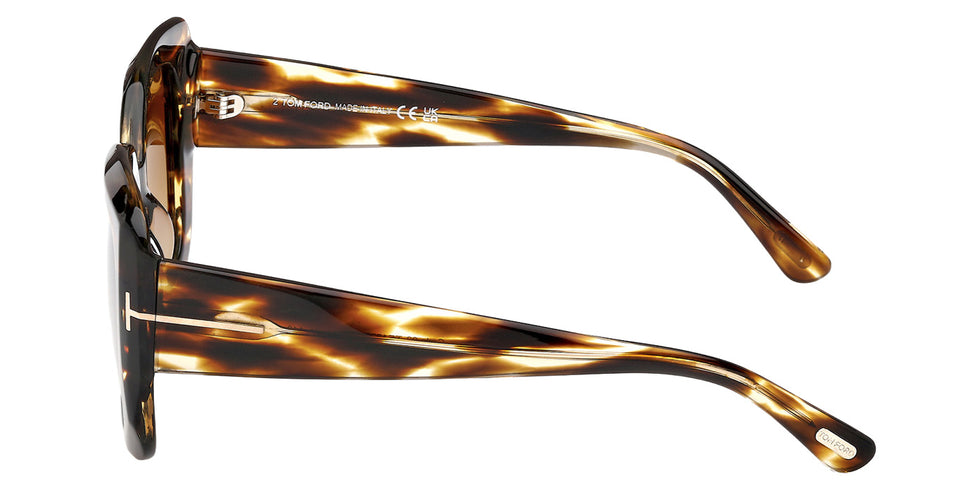 Tom Ford FT1220 CARLA-02 55F 52 - Dark Havana / Gradient Brown #id:ft122055f_s:100110