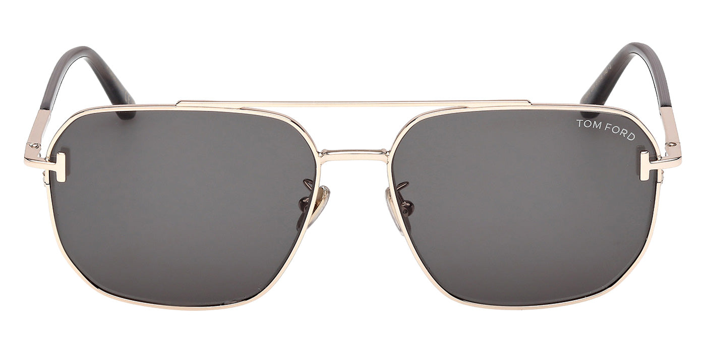 Tom Ford FT1249-K 28N 61 - Shiny Rose Gold / Green #id:ft1249k28n_s:100100