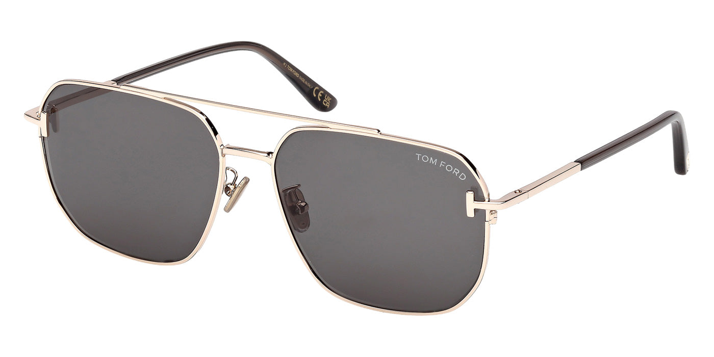 Tom Ford FT1249-K 28N 61 - Shiny Rose Gold / Green #id:ft1249k28n_s:100105