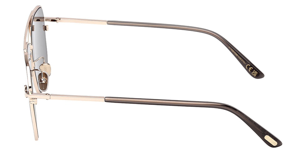 Tom Ford FT1249-K 28N 61 - Shiny Rose Gold / Green #id:ft1249k28n_s:100110