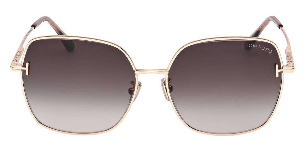Tom Ford FT1250-K 33B 59 - Shiny Pink Gold / Gradient Smoke #id:ft1250k33b_s:100100