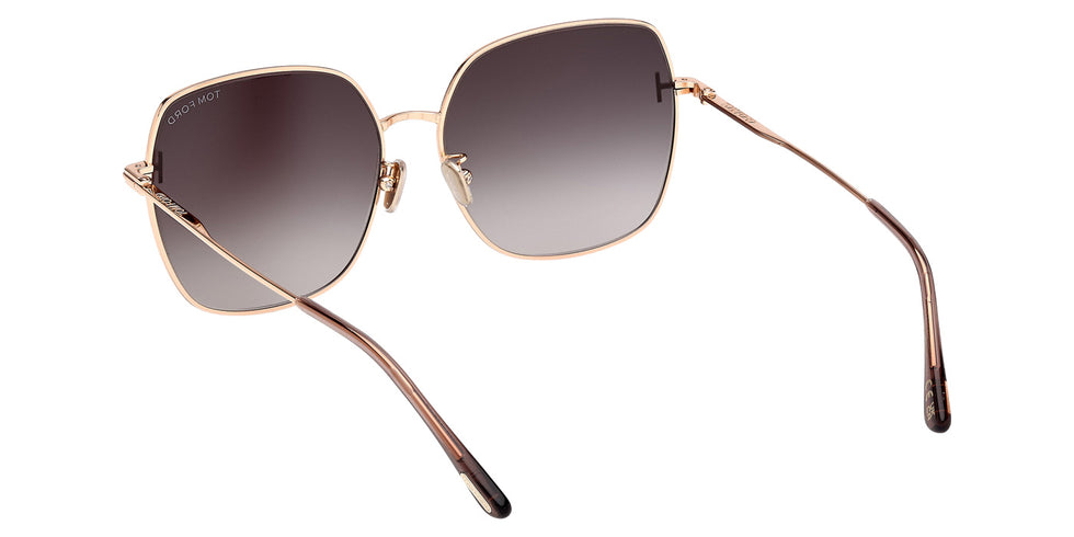 Tom Ford FT1250-K 33B 59 - Shiny Pink Gold / Gradient Smoke #id:ft1250k33b_s:100115