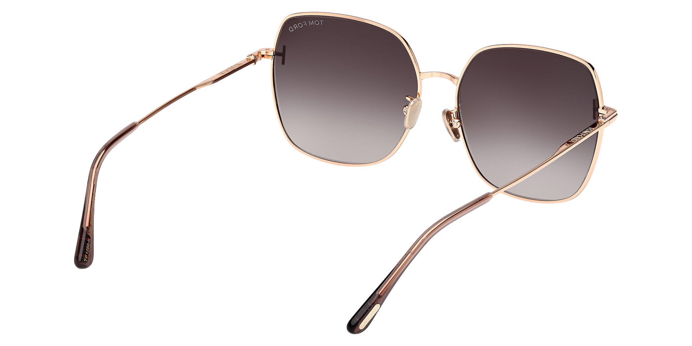 Tom Ford FT1250-K 33B 59 - Shiny Pink Gold / Gradient Smoke #id:ft1250k33b_s:100125