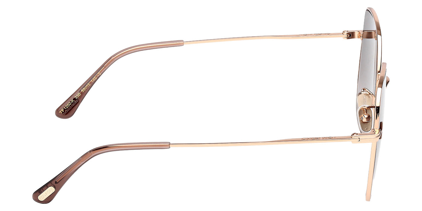 Tom Ford FT1250-K 33B 59 - Shiny Pink Gold / Gradient Smoke #id:ft1250k33b_s:100130