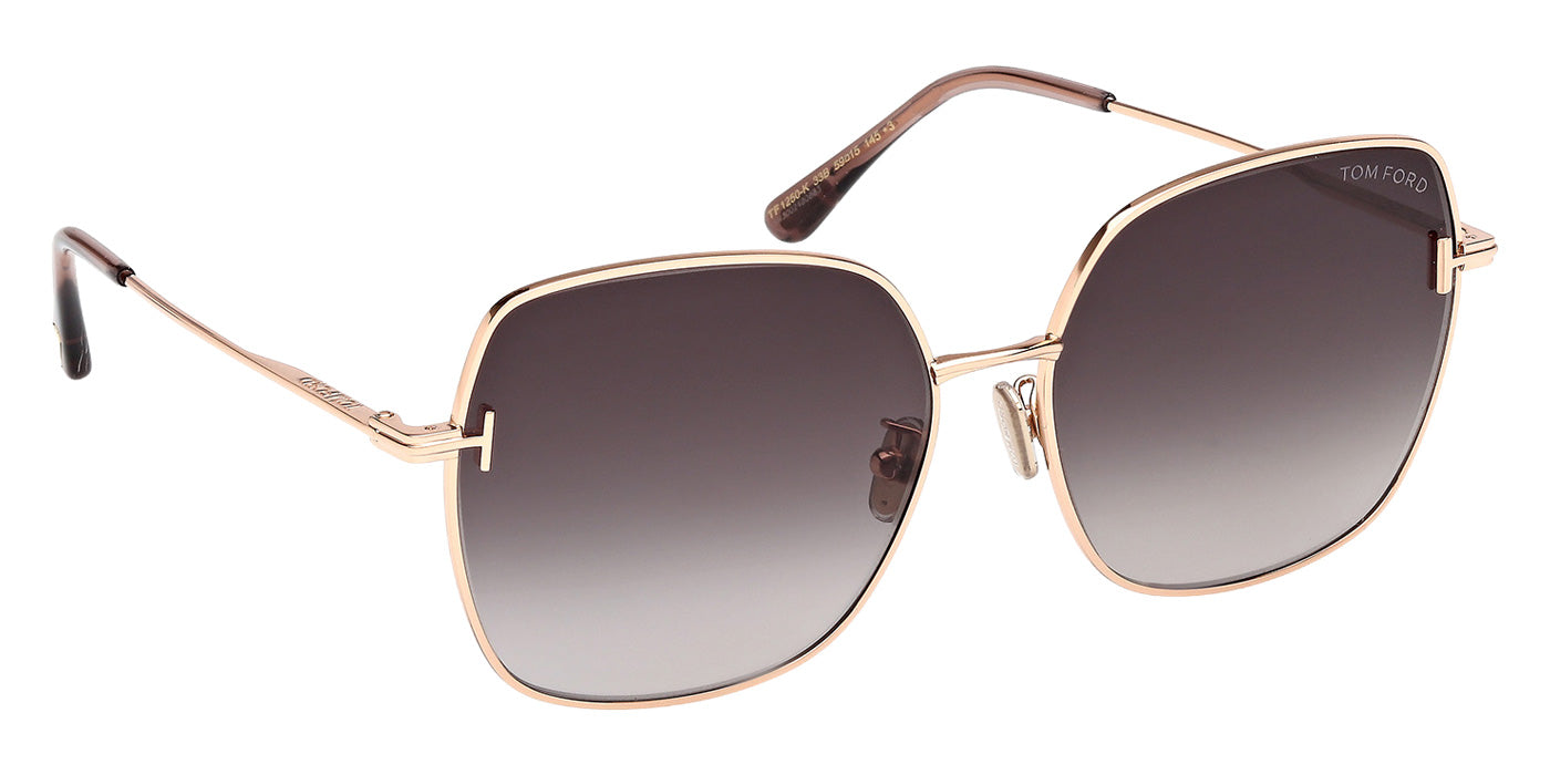 Tom Ford FT1250-K 33B 59 - Shiny Pink Gold / Gradient Smoke #id:ft1250k33b_s:100135