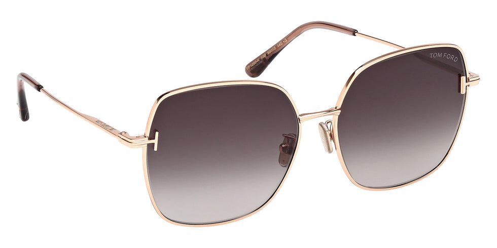 Tom Ford FT1250-K 33B 59 - Shiny Pink Gold / Gradient Smoke #id:ft1250k33b_s:100135