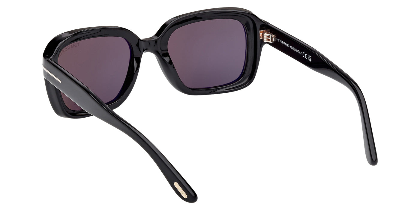 Tom Ford FT1283 NATALIA-02 01A 52 - Shiny Black / Smoke #id:ft128301a_s:100115