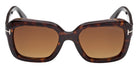 Tom Ford FT1283 NATALIA-02 52F 52 - Dark Havana / Gradient Brown #id:ft128352f_s:102100