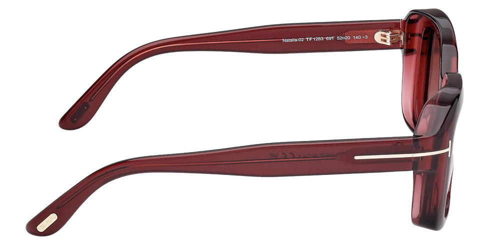 Tom Ford FT1283 NATALIA-02 69T 52 - Shiny Bordeaux / Gradient Bordeaux #id:ft128369t_s:106130