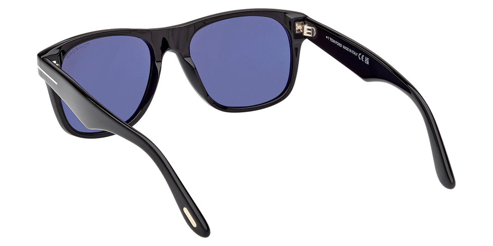 Tom Ford FT1284 MARLON-02 01V 55 - Shiny Black / Blue #id:ft128401v_s:100115