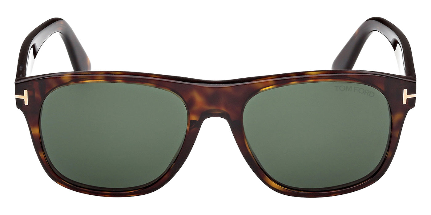 Tom Ford FT1284 MARLON-02 52N 55 - Dark Havana / Green #id:ft128452n_s:102100