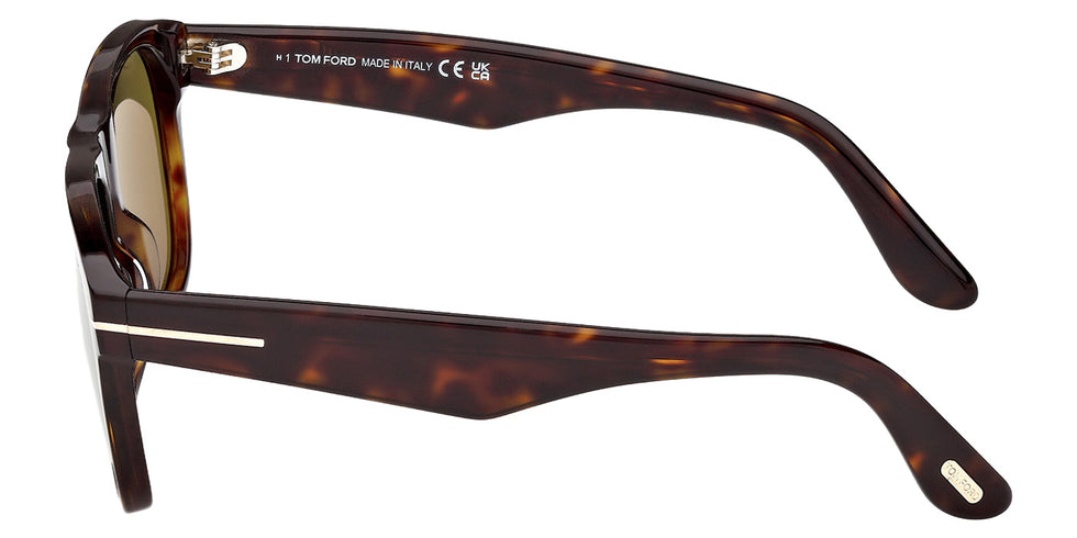 Tom Ford FT1284 MARLON-02 52R 55 - Dark Havana / Green Polarized #id:ft128452r_s:104110