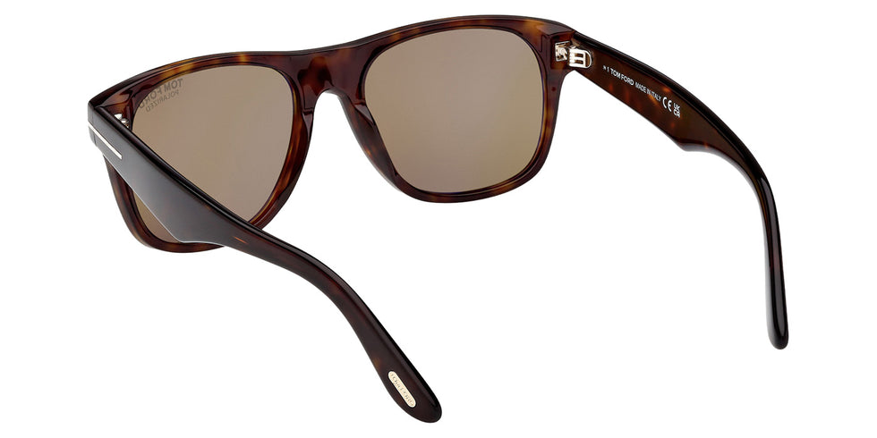 Tom Ford FT1284 MARLON-02 52R 55 - Dark Havana / Green Polarized #id:ft128452r_s:104115