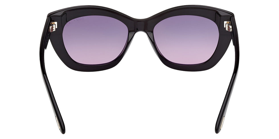 Tom Ford FT1285 LINDA-02 01B 53 - Shiny Black / Gradient Smoke #id:ft128501b_s:100120
