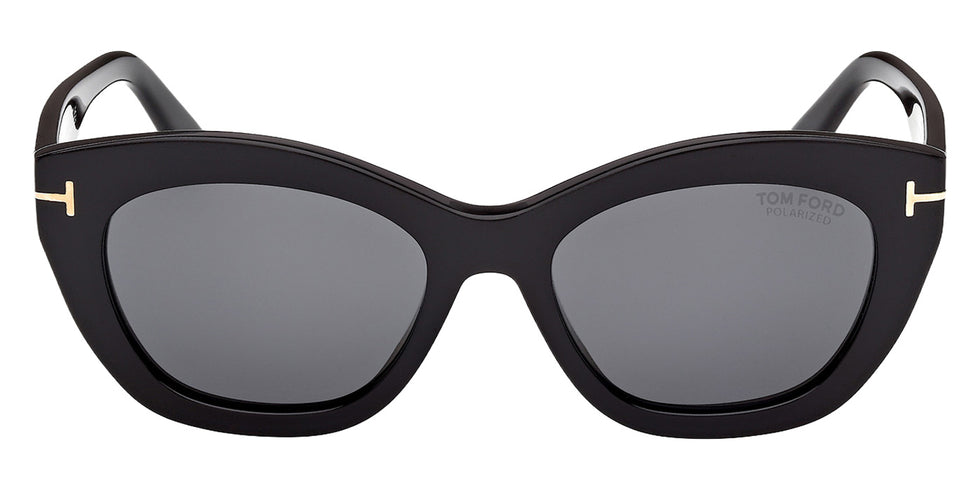 Tom Ford FT1285 LINDA-02 01D 53 - Shiny Black / Smoke Polarized #id:ft128501d_s:102100