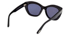 Tom Ford FT1285 LINDA-02 01D 53 - Shiny Black / Smoke Polarized #id:ft128501d_s:102125