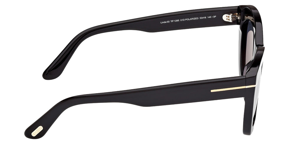 Tom Ford FT1285 LINDA-02 01D 53 - Shiny Black / Smoke Polarized #id:ft128501d_s:102130