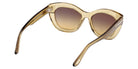 Tom Ford FT1285 LINDA-02 45B 53 - Shiny Light Brown / Gradient Smoke #id:ft128545b_s:106125