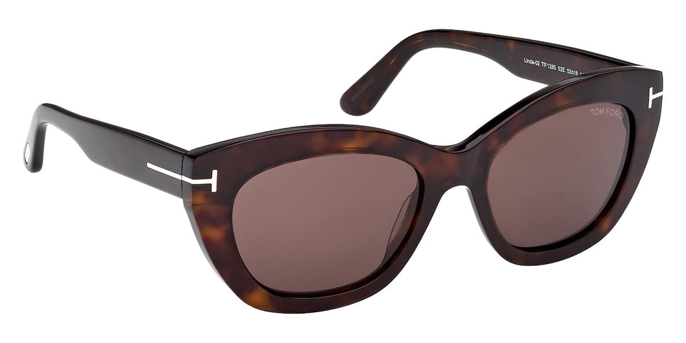 Tom Ford FT1285 LINDA-02 52E 53 - Dark Havana / Brown #id:ft128552e_s:108135