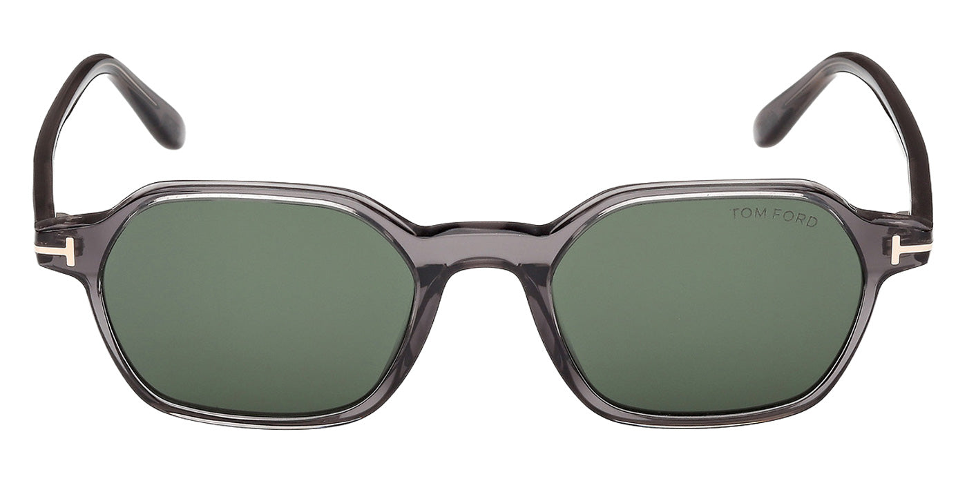 Tom Ford FT1301 JOEY-02 20N 51 - Shiny Gray / Green #id:ft130120n_s:102100
