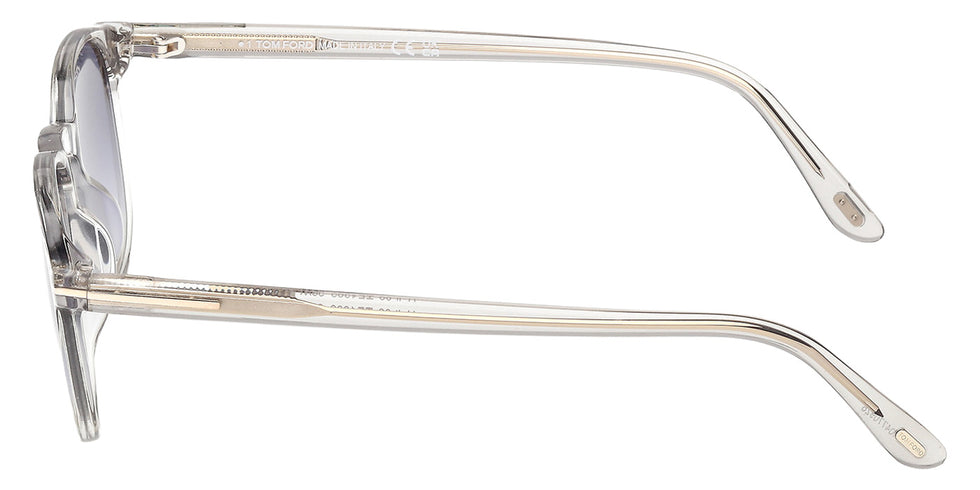 Tom Ford FT1302 HOLT-02 20W 50 - Shiny Gray / Gradient Blue #id:ft130220w_s:100110