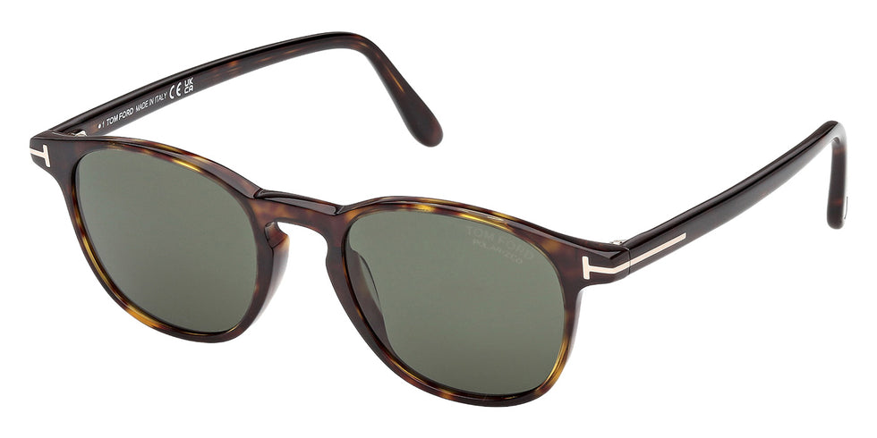 Tom Ford FT1302 HOLT-02 52R 50 - Dark Havana / Green Polarized #id:ft130252r_s:102105