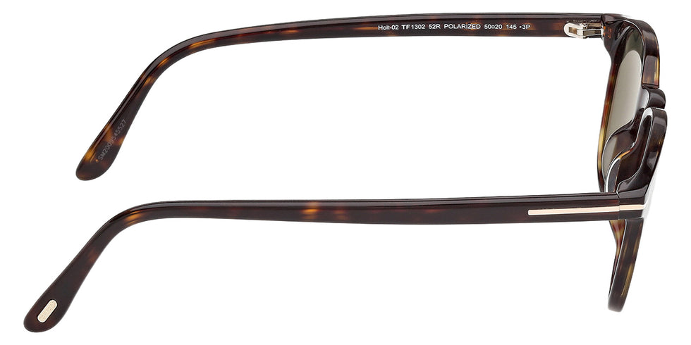 Tom Ford FT1302 HOLT-02 52R 50 - Dark Havana / Green Polarized #id:ft130252r_s:102130
