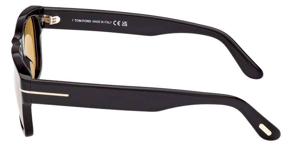 Tom Ford FT1303 SMITH-02 01E 55 - Shiny Black / Brown #id:ft130301e_s:100110