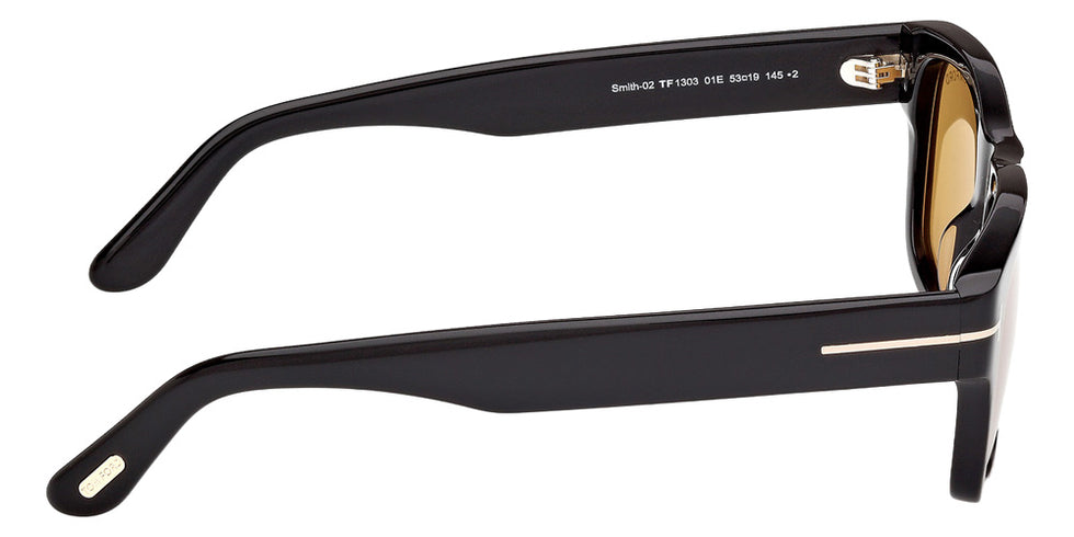 Tom Ford FT1303 SMITH-02 01E 55 - Shiny Black / Brown #id:ft130301e_s:100130