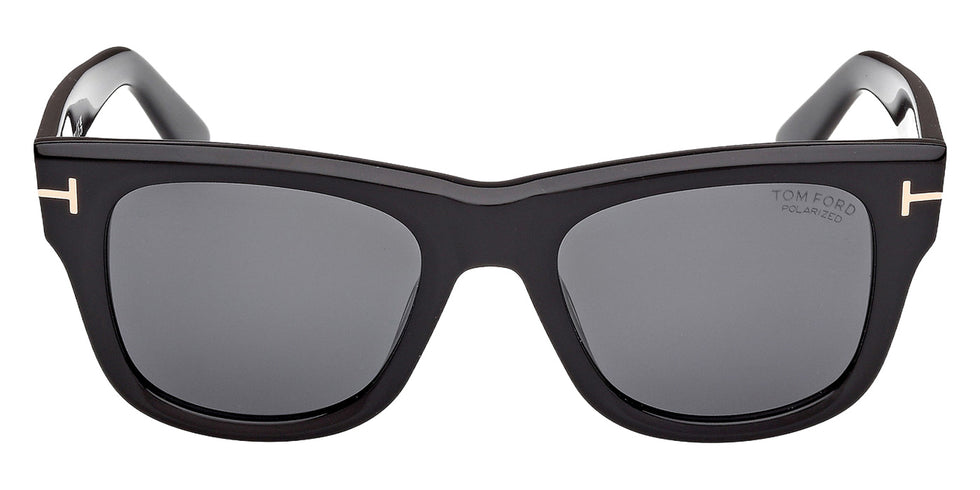 Tom Ford FT1304 FINN-02 01D 53 - Shiny Black / Smoke Polarized #id:ft130401d_s:100100