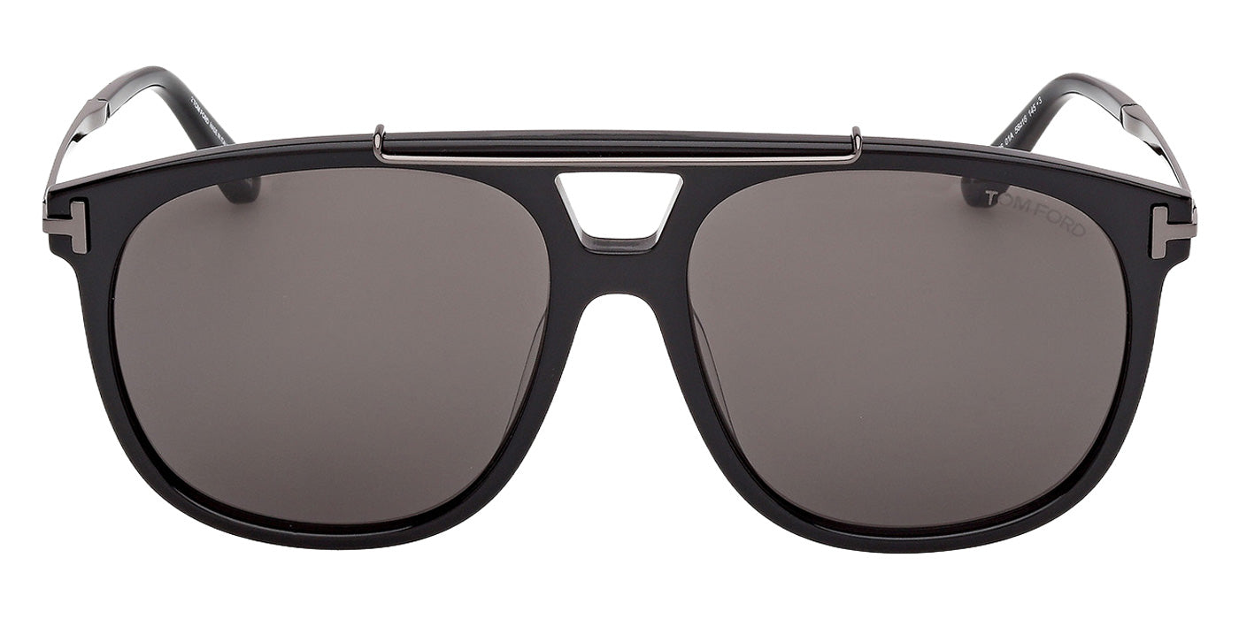 Tom Ford FT1306 SAM-02 01A 58 - Shiny Black / Smoke #id:ft130601a_s:100100