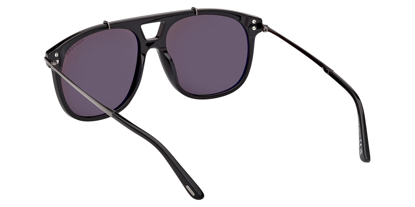 Tom Ford FT1306 SAM-02 01A 58 - Shiny Black / Smoke #id:ft130601a_s:100115