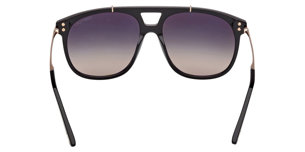 Tom Ford FT1306 SAM-02 01B 58 - Shiny Black / Gradient Smoke #id:ft130601b_s:102120