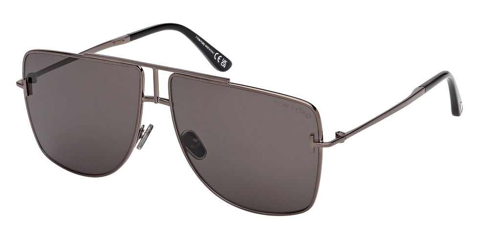 Tom Ford FT1307 ELIOTT-02 08A 59 - Shiny Gunmetal / Smoke #id:ft130708a_s:100105
