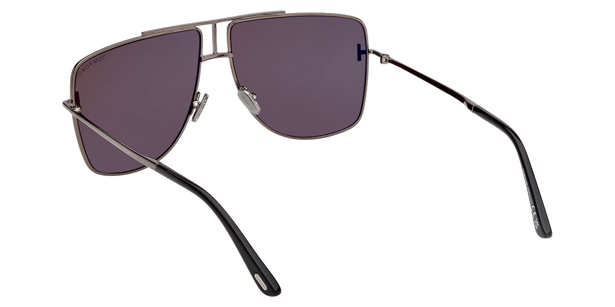 Tom Ford FT1307 ELIOTT-02 08A 59 - Shiny Gunmetal / Smoke #id:ft130708a_s:100115