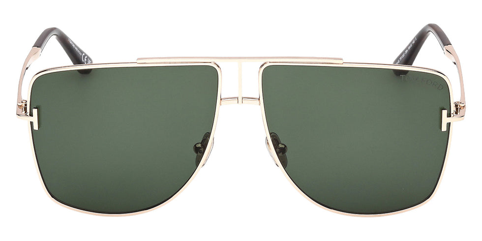 Tom Ford FT1307 ELIOTT-02 28N 59 - Shiny Rose Gold / Green #id:ft130728n_s:102100