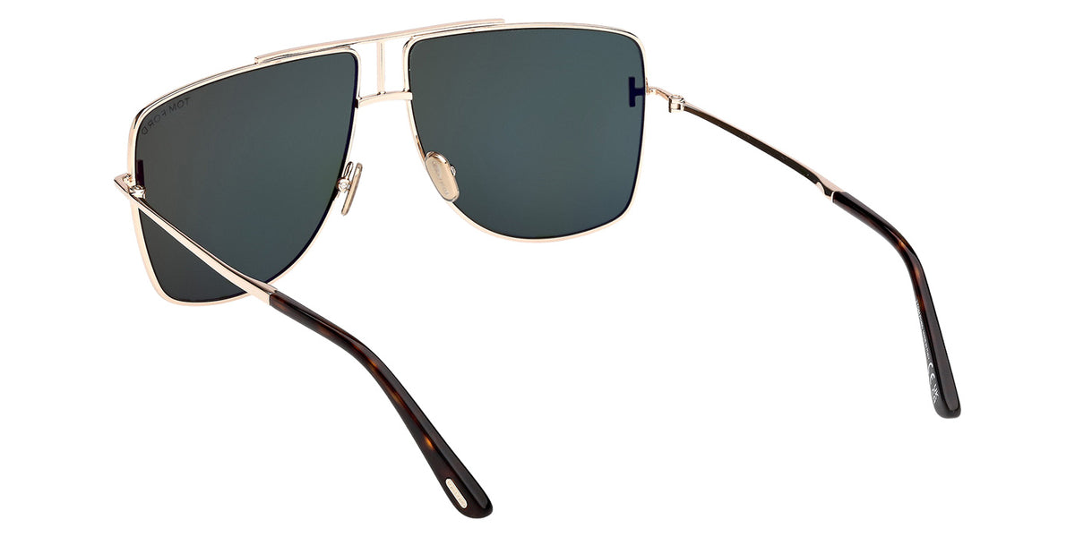 Tom Ford FT1307 ELIOTT-02 28N 59 - Shiny Rose Gold / Green #id:ft130728n_s:102115